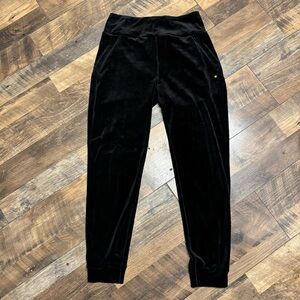 Prana Velour Black Joggers